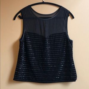 Joseph Ribkoff dressy/holiday black top